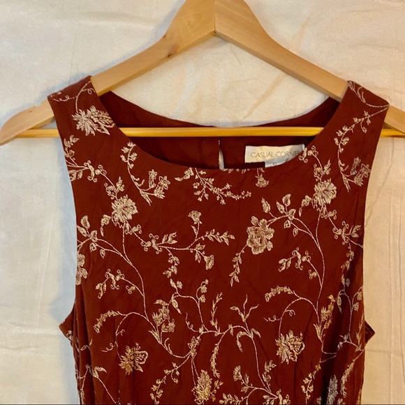 CASUAL CORNER Womens Size 12 Floral midi Dress NWT - Picture 3 of 14